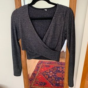 Vintage sparkle crop